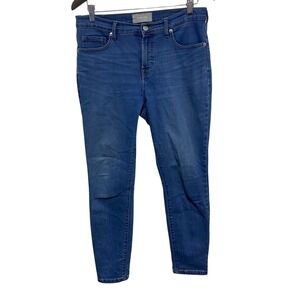 Everlane Jeans Womens 30 Blue Ankle Stretch Denim Mid Rise Skinny Leg